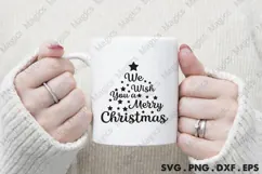 We Wish You A Merry Christmas Svg | Christmas Svg Design Product Image 4