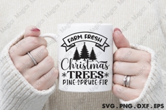 Farm Fresh Christmas Trees Pine Spruce Fir Svg | Christmas Product Image 4