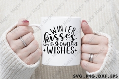 Winter Kisses &amp; Snowflake Wishes Svg Product Image 4