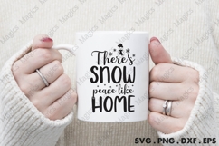 There S Snow Peace Like Home Svg | Christmas Svg Design Product Image 4