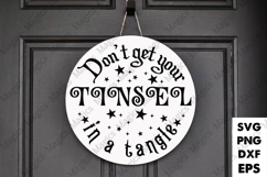 Don t Get Your Tinsel In A Tangle SVG Product Image 1
