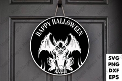 Happy Halloween | Halloween SVG Sign Product Image 1