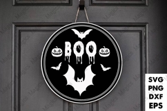 Boo | Halloween SVG Sign Product Image 1