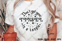 Don t Get Your Tinsel In A Tangle SVG Product Image 2