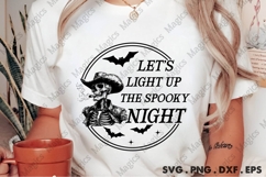 Let s Light Up The Spooky Night | Halloween SVG Sign Product Image 2