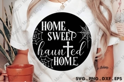 Home Sweet Haunted Home | Halloween SVG Sign Product Image 2