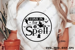 Come In For A Spell | Halloween SVG Sign Product Image 2