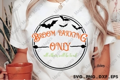 Broom Parking Only | Halloween SVG Sign Product Image 2