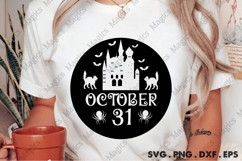 October | Halloween SVG Sign Product Image 2