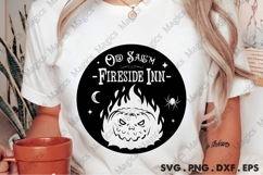 Old Salem Fireside Inn | Halloween SVG Sign Product Image 2