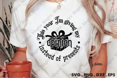 This Year I M Giving My Opinion Instead Of Presents SVG Product Image 2