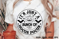 It s Just A Bunch Of Hocus Pocus | Halloween SVG Sign Product Image 2
