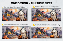 Halloween Sublimation Design, printable mug wrap 11oz - 15oz Product Image 2