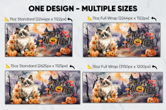 Halloween Sublimation Design, printable mug wrap 11oz - 15oz Product Image 2