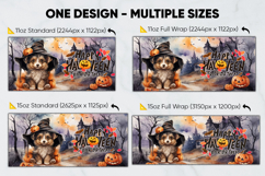 Halloween Sublimation Design, printable mug wrap 11oz - 15oz Product Image 2
