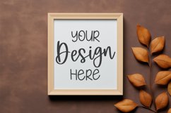 Fall Sign Mockup | Autumn Wood Sign Mockup Product Image 1