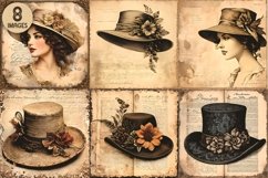 Vintage Hat Junk Journal Paper Vol. 5 Product Image 2