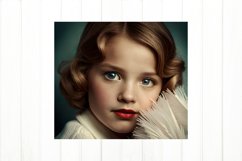 Retro Baby Face. 20 OZ Tumbler Wrap. Vintage Tumbler PNG Product Image 2