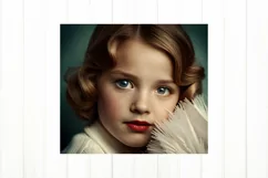 Retro Baby Face. 20 OZ Tumbler Wrap. Vintage Tumbler PNG Product Image 2