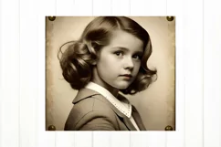 Vintage Baby Tumbler. Retro Baby Face. 20 OZ Wrap PNG Product Image 2