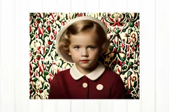 Retro Baby Face. 20 OZ Tumbler Wrap. Vintage Tumbler Product Image 2
