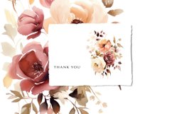 Fall Flowers Clipart Watercolor Product Image 4