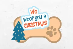 Dog Christmas Quote SVG. Dog Cut File SVG. Dog Christmas SVG Product Image 2