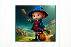 Witch Tumbler Sublimation. Halloween Tumbler Wrap PNG Product Image 4