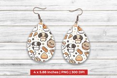 Cute Dogs Teardrop Earrings Product Image 1