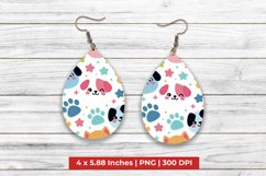 Paws Teardrop Earrings Product Image 1
