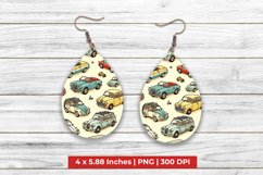 Vintage Cars Teardrop Earrings Product Image 1