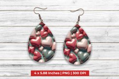 Hearts Teardrop Earrings Product Image 1