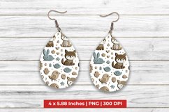 Cute Cartoon Teardrop Earrings Product Image 1