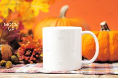 Autumn Cup Photo Mockup I Blank Cup Mockup Product Image 1