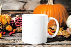 Autumn Cup Photo Mockup I Blank Cup Mockup Product Image 1