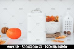 White metal kitchen jar mockup Product Image 1