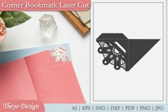 21 Design Mandala Corner Bookmark Svg | Bookmark Laser cut Product Image 10