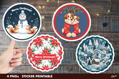 Christmas Stickers Sublimation Bundle Product Image 2