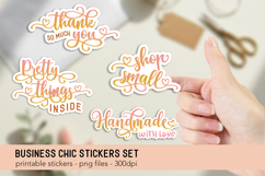 Thank You Sticker PNG Bundle | Printable Chic Set Product Image 1