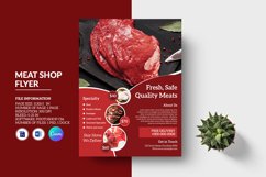 Meat Shop | Butcher Shop Flyer. Ms word, Photoshop and Canva Product Image 1