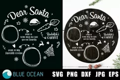 Cookies for Santa Tray SVG, Dear Santa Tray SVG Product Image 2