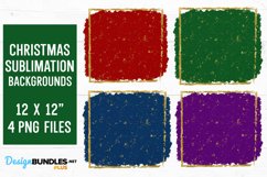 Christmas Sublimation Backgrounds, Christmas Png Bundle Product Image 1