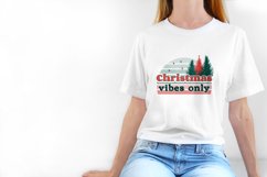 Christmas Vibes PNG. Retro Christmas Sublimation PNG. Product Image 8