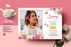 Spring Photography Mini Session. Adobe Photoshop Template Product Image 1