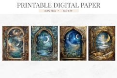 Celestial Archway Digital Paper Product Image 2