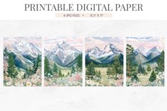 Rocky Mountain Wildflower Junk Journal Pages Product Image 2