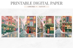 Temple Bar Dublin Ireland Junk Journal Pages Product Image 2