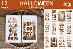Halloween Sublimation Design, Halloween Towel Sublimation Product Image 1