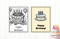 Birthday Card Bundle PNG, Celebration Card Bundle PNG Product Image 8