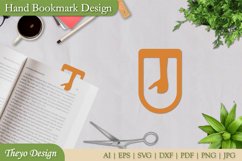 Hand bookmarks template design | bookmark design Svg Product Image 1